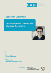 Cover CAIS Report Geschichte und Theorie des digitalen Bezahlens
