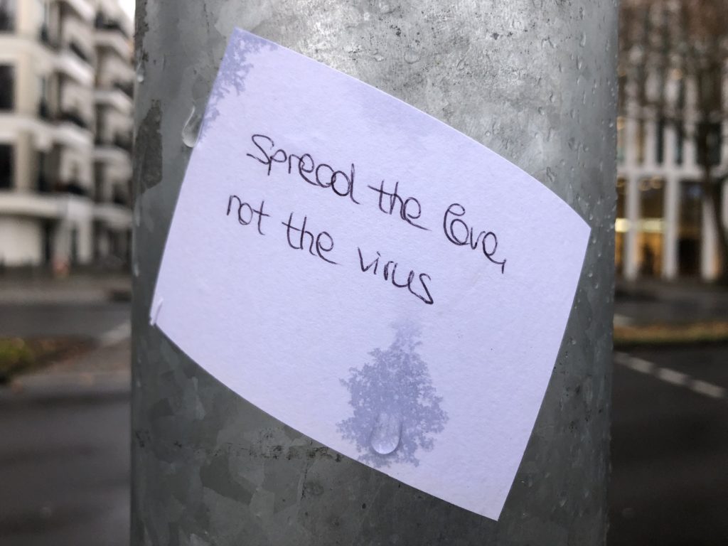 spread the love not the virus