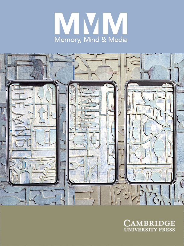 Cover Memory, Mind and Media